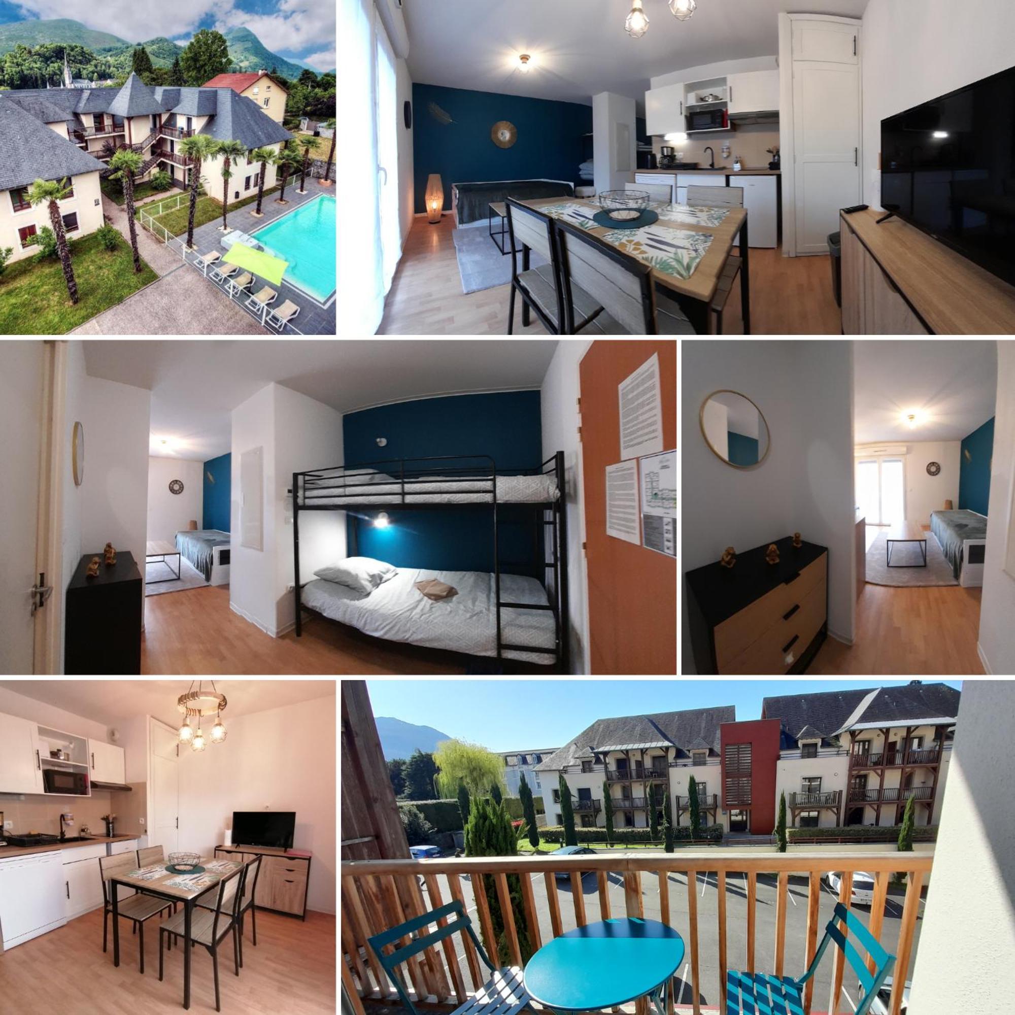 לורדה Appartement De La Marmotte Cendree, Dans Residence De Tourisme 3 Etoiles מראה חיצוני תמונה